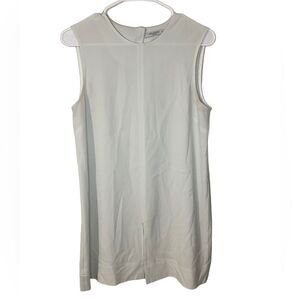 MM Lafleur Midi Dress Size M Grey/Blue/Off White